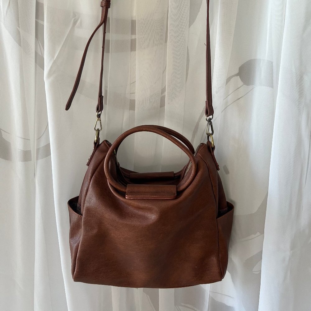 Antik Kraft Tote Style Handbags, Vegan Leather Pre Loved